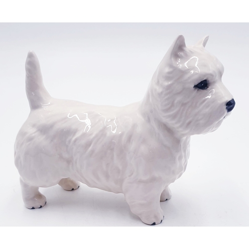 665 - BESWICK MODEL OF A WHITE HIGHLAND TERRIER