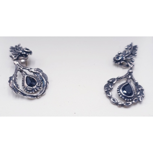 689 - SILVER (925) EARRINGS (Boxed)