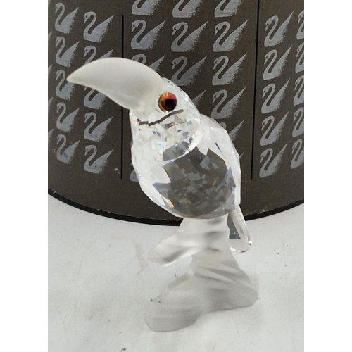 807 - SWAROVSKI CRYSTAL TOUCAN ON BRANCH (Original Box) This Swarovski crystal toucan sometimes known as “... 