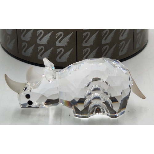 808 - SWAROVSKI CRYSTAL RHINO (Original Box)