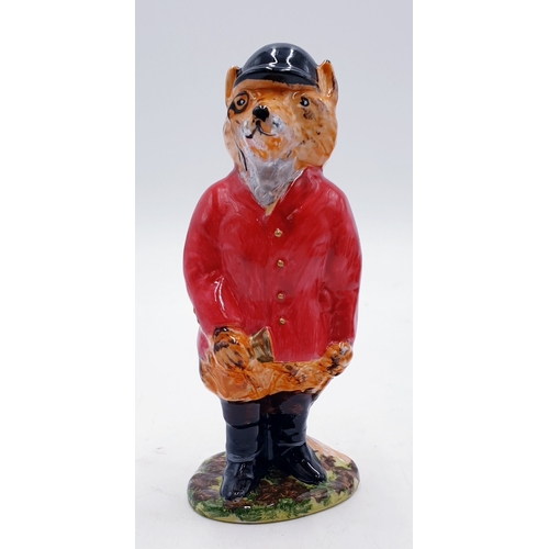 745 - ANITA HARRIS ART POTTERY MODEL OF A FOXY GENT  Signed In Gold By Anita Harris