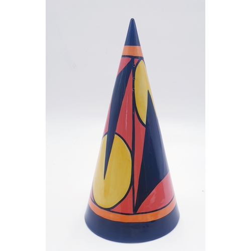 328 - LORNA BAILEY 25cm GIANT CONICAL SUGAR SHAKER IN THE ROSEMONT DESIGN (Early Piece Old Ellgreave Backs... 