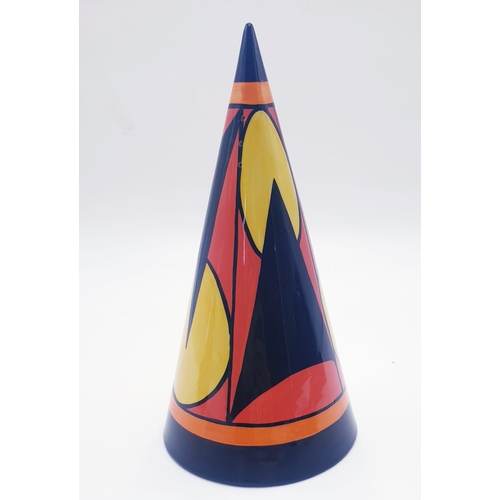 328 - LORNA BAILEY 25cm GIANT CONICAL SUGAR SHAKER IN THE ROSEMONT DESIGN (Early Piece Old Ellgreave Backs... 