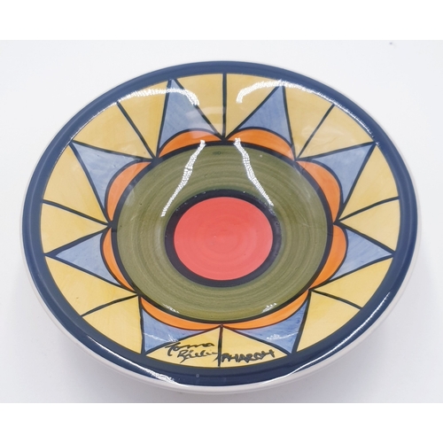 559 - LORNA BAILEY 16.5 cm Dia COMPORT IN THE PHARAOH DESIGN Release Date January 1998 Signed By Lorna Bai... 