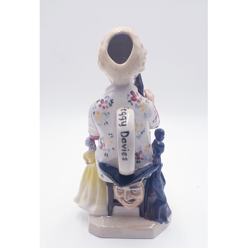 607 - PEGGY DAVIES STUDIO'S Large 22cm TOBY JUG 