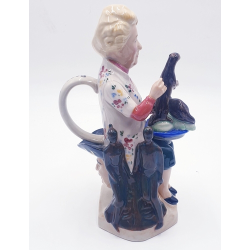 607 - PEGGY DAVIES STUDIO'S Large 22cm TOBY JUG 