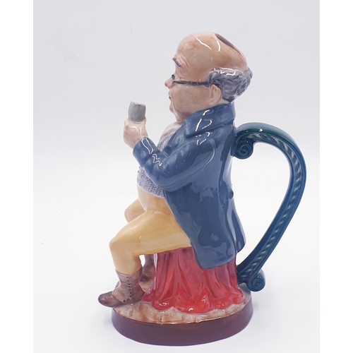 608 - PEGGY DAVIES STUDIO'S Large 20.5cm TOBY JUG 