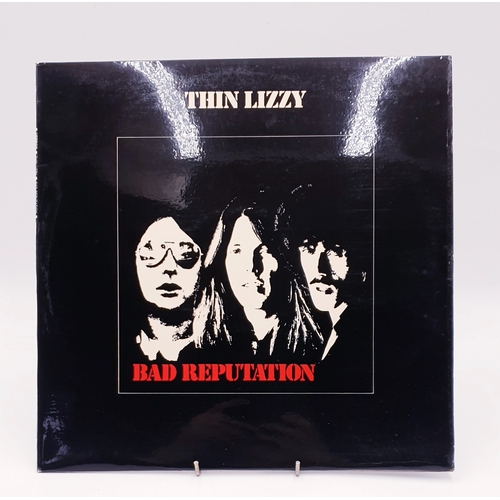 62 - THIN LIZZY VINYL ALBUMS (4)
(Three UK issue Plus One USA issue) Fighting (USA), Bad Reputation + inn... 