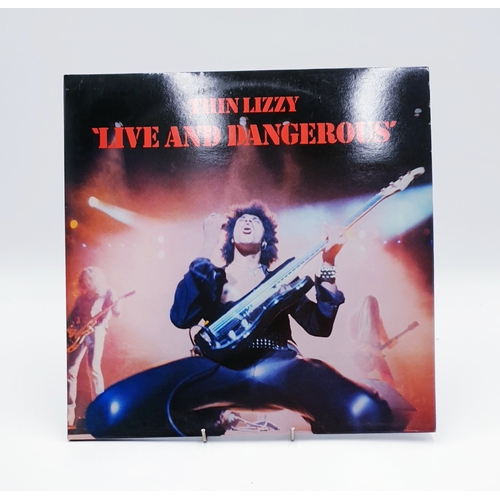 63 - THIN LIZZY VINYL ALBUMS (4) (All UK issues)
(Renegade + inner. Fighting. Live And Dangerous2Lp  Gate... 