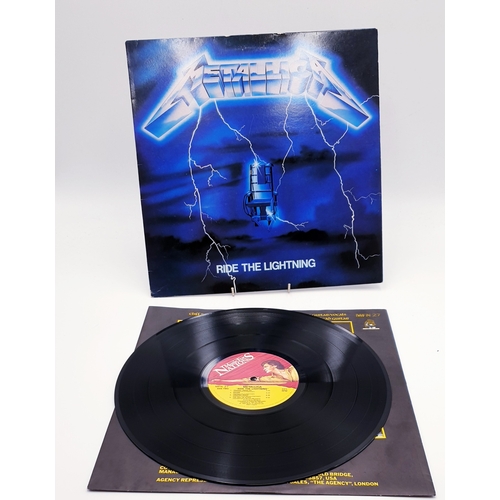 67 - METTALICA VINYL ALBUM
(Ride The Lightning. 1986 reissue on Music For Nations with the inner. The vin... 