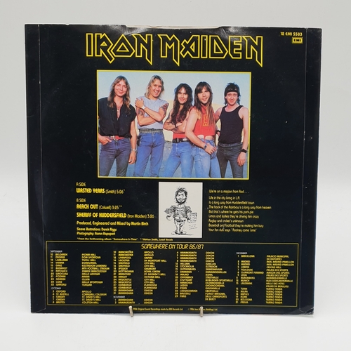 69 - IRON MAIDEN VINYL ALBUM Plus 12 inch (4)
(One Album and Three 12 inch.)
(Powerslave Lp+ inner. The E... 