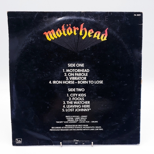 71 - MOTORHEAD VINYL ALBUMS (4)
(Orgasmatron Lp+ insert. No Sleep 'Til Hammersmith + inner. Bomber. On Pa... 