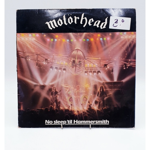 71 - MOTORHEAD VINYL ALBUMS (4)
(Orgasmatron Lp+ insert. No Sleep 'Til Hammersmith + inner. Bomber. On Pa... 