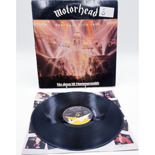 71 - MOTORHEAD VINYL ALBUMS (4)
(Orgasmatron Lp+ insert. No Sleep 'Til Hammersmith + inner. Bomber. On Pa... 