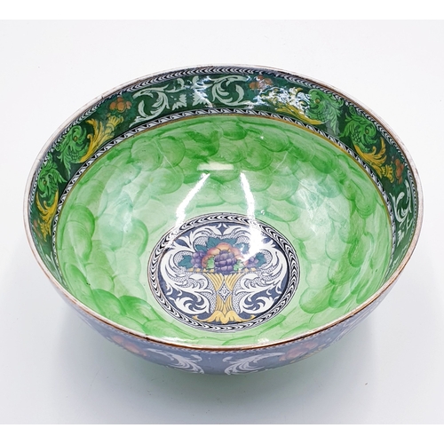 98 - MALING WARE Large 21.5cm Dia LUSTRE WARE BOWL