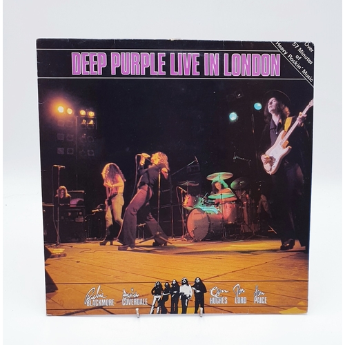 126 - DEEP PURPLE VINYL ALBUMS (4)
(Deepest Purple Lp. Live In London Lp. Made In Japan gatefold 2Lp. Who ... 