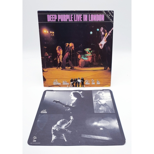 126 - DEEP PURPLE VINYL ALBUMS (4)
(Deepest Purple Lp. Live In London Lp. Made In Japan gatefold 2Lp. Who ... 