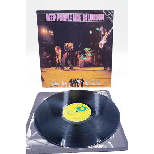 126 - DEEP PURPLE VINYL ALBUMS (4)
(Deepest Purple Lp. Live In London Lp. Made In Japan gatefold 2Lp. Who ... 