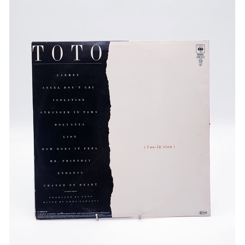 128 - TOTO VINYL ALBUMS Plus 12 inch (4)
(Three Albums Plus One 12 inch.)
( Isolation Lp+ inner. Toto Lp a... 