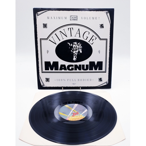 131 - HARD ROCK VINYL ALBUMS (5)
(Magnum Vintage Magnum Lp. Toto Self Ttitled Lp and insert. Toto IV Lp. T... 