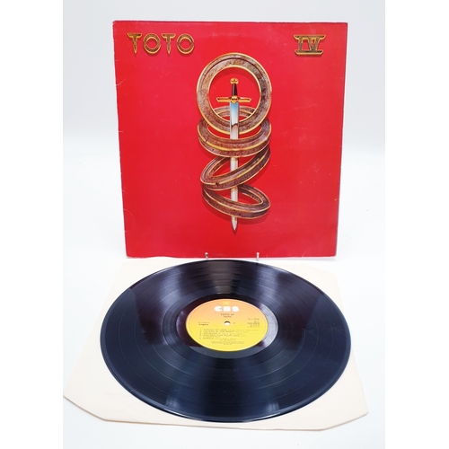 131 - HARD ROCK VINYL ALBUMS (5)
(Magnum Vintage Magnum Lp. Toto Self Ttitled Lp and insert. Toto IV Lp. T... 