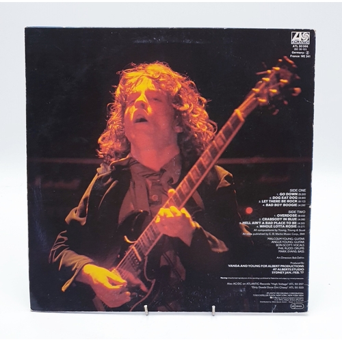 132 - AC/DC VINYL ALBUM (1)
(Let There Be Rock. Germany reissue Lp with Crabsody In Blue (replaced with Pr... 