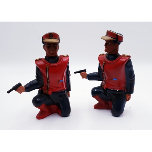 143 - CAPTAIN SCARLET BUBBLE BATH BOTTLES (2) c1960s
(Captain Scarlet and the Mysterons, often shortened t... 