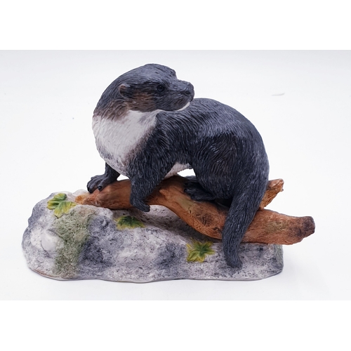 207 - WEDGWOOD PORCELAIN MODEL OF OTTER