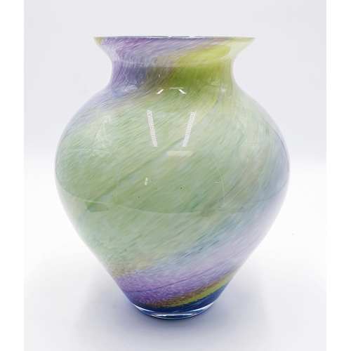 210 - ART GLASS Large 25cm VASE (Please Note This Lot WILL NOT BE SHIPPED.....COLLECT ONLY !!!!)