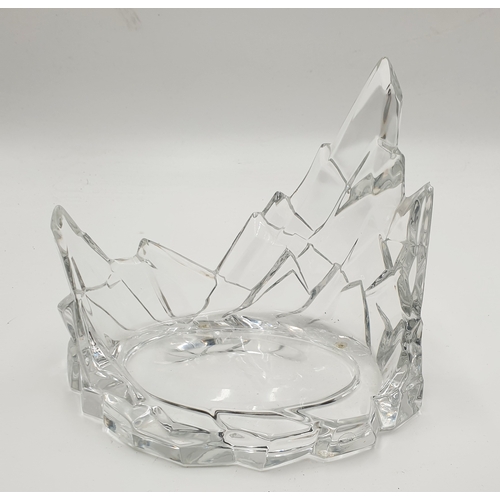 245 - GLASS Large 20cm x 17cm CENTRE PIECE 