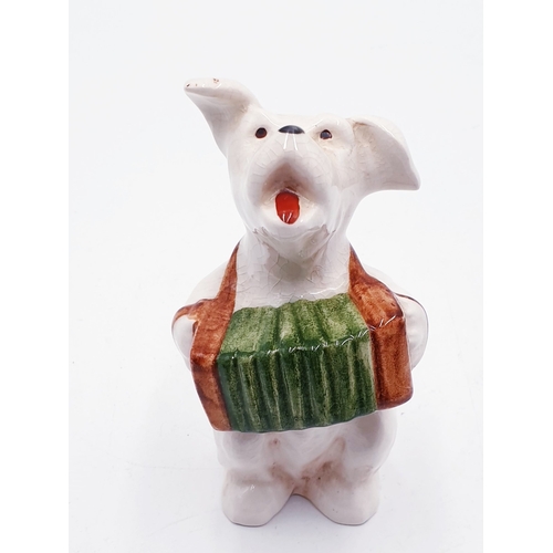 268 - BESWICK 10.1cm MODEL OF A DOG PLAYING ACCORDIAN (Model No 811) 1940/70 Designed By Mr Watkin FOR THE... 