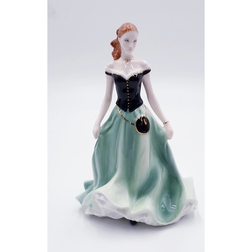 344 - ROYAL WORCESTER CHINA 17cm FIGURINE 