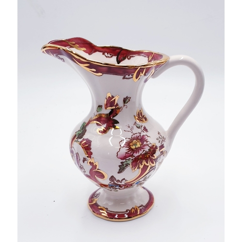 355 - MASON'S IRONSTONE 16.5cm JUG And 15cm JUG IN THE RED MANDALAY DESIGN