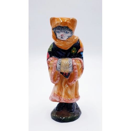 360 - MANOR WARE COLLECTABLES (Stoke On Trent) CERAMIC Large 17.5cm CHARACTER FELINE FIGURINE 