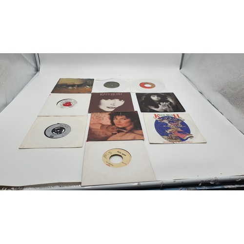 487 - KATE BUSH VINYL 45s (10)
The Dreaming, Running Up That Hill, Cloudbusting, December Will Be Magic Ag... 