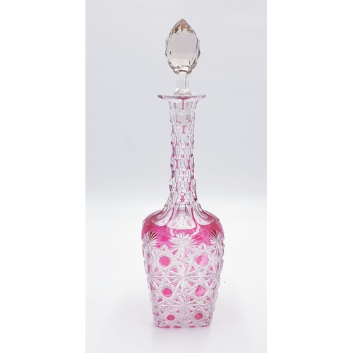 725 - BOHEMIAN CRYSTAL DECANTER