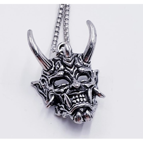 797 - GENTS DEVIL SKULL NECKLACE