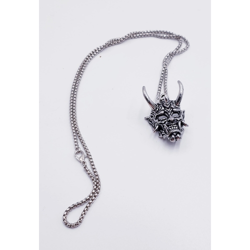 797 - GENTS DEVIL SKULL NECKLACE