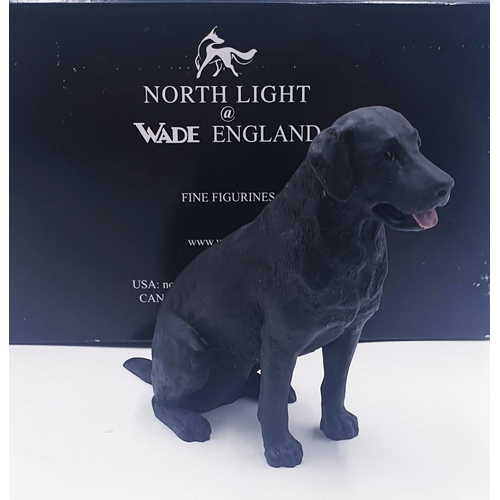 406 - NORTH LIGHT@WADE 12cm x 15cm MODEL OF A BLACK LABRADOR (Model No D1025) (Original Box--New Old Stock... 