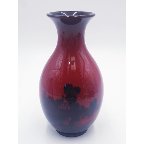 410 - ROYAL DOULTON 17cm FLAMBE VASE