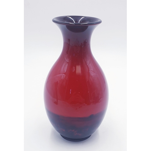 410 - ROYAL DOULTON 17cm FLAMBE VASE