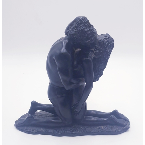 507 - COLD CAST BRONZE Large 25cm x 24cm FIGURINE 