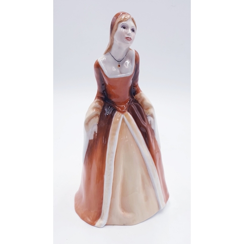 69 - AYNSLEY CHINA Large 21cm FIGURINE  ELIZABETHAN