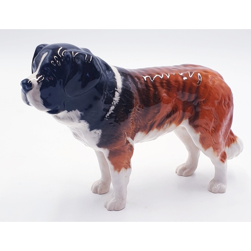 82 - BESWICK Large 14cm MODEL OF A ST BERNARD DOG 