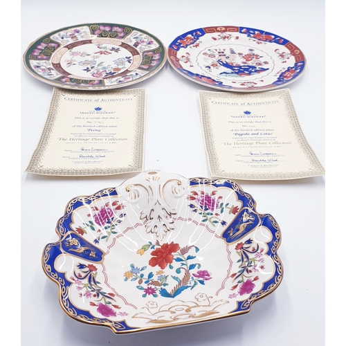 170 - MASON'S IRONSTONE (Limited Edition) PLATES (3) (Two Have Certificates)