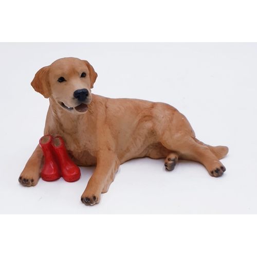 178 - NORTH LIGHT@WADE 19cm x 13cm MODEL OF A GOLDEN LABRADOR