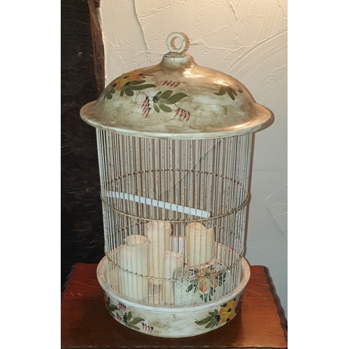 359 - METAL Large 50cm BIRD CAGE (Please Note This Lot WILL NOT BE PACKED OR SHIPPED....COLLECT ONLY !!!!)... 