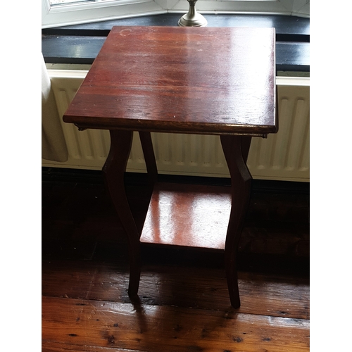 369 - WOODEN 76cm x 46cm x 46cm LAMP TABLE (Please Note This Lot WILL NOT BE PACKED OR SHIPPED....COLLECT ... 