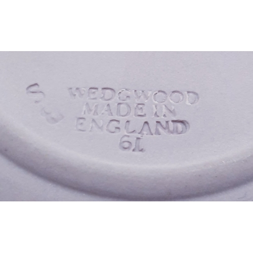 485 - WEDGWOOD LILAC JASPER WARE 11cm Dia PIN TRAY