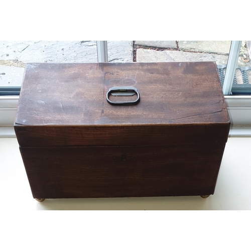 537 - OAK 30cm x 15cm x 17cm LIDDED BOX